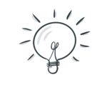 Glühbirne als Symbol für Idee