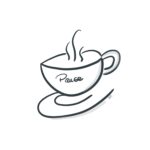 Kaffeetasse mit Pauseaufschrift
